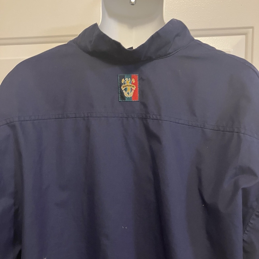 SUNICE Canada Sz XXL Navy Golf Shirt Windbreaker Shirt Jacket 1/4 Zip Men's - Picture 8 of 9